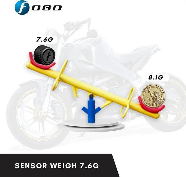 Alt view image 2 of 3 - Bike 2 TPMS (Black) - Wireless Tire Pressure Monitoring System with Bluetooth 5.0