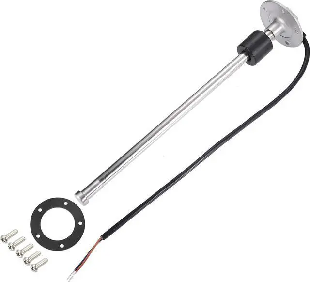 Main image of Universal Marine Fuel Sending Unit Float Replacement Fuel Gauge Gas Tank Diesel Water Level Sender Unit Sensor, 13" 330mm, Anti-Corrosion, Stainless Steel, Silver Tone