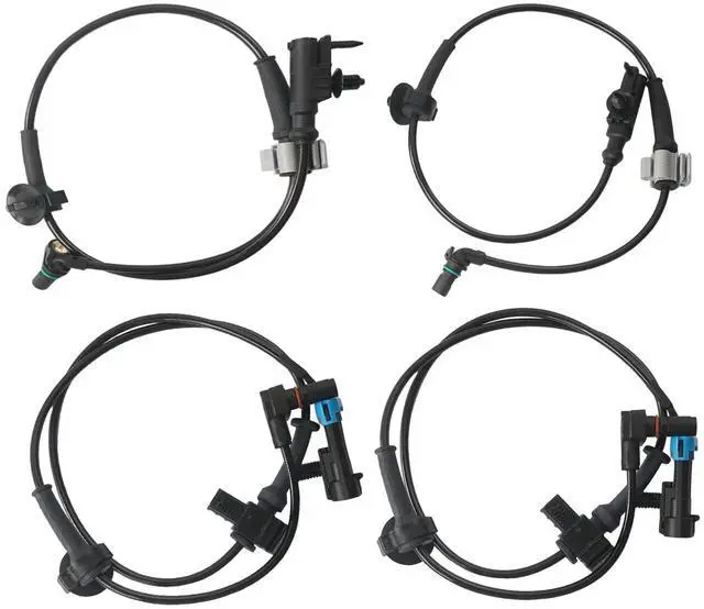 Main image of 4PCS ABS Wheel Speed Sensor Front & Rear, Left & Right Compatible with 2007-2014 Chevy Silverado 1500/Avalanche/Suburban 1500/Tahoe, GMC Yukon/Yukon XL 1500, Cadillac Escalade Replace 15229012 ALS1464