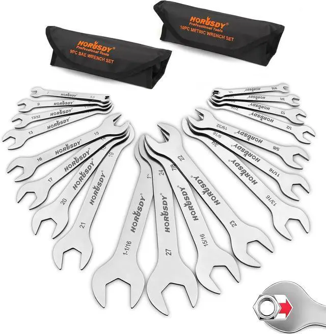 Main image of Thin Open End Wrench Set