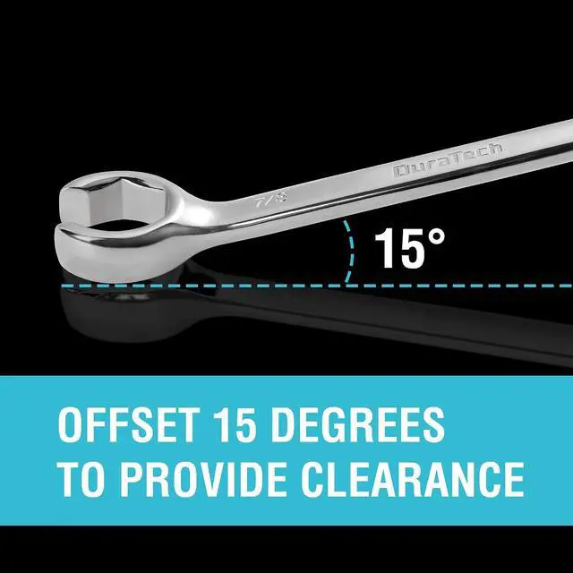 Alt view image 5 of 7 - Flare Nut Wrench Set, Standard & Metric, 10-Piece, 1/4" to 7/8'' & 9-21mm, CR-V Steel, Organizer Pouch Included