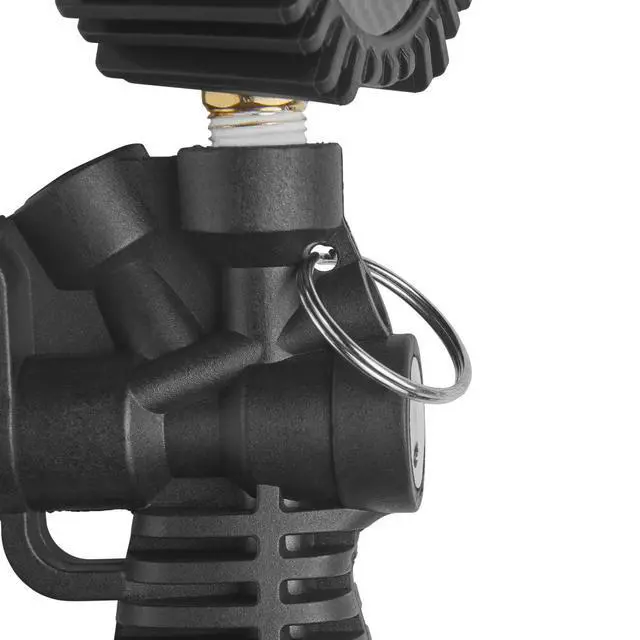 Alt view image 3 of 7 - S-576D Pro Digital Tire Inflator with Pressure Gauge, 15" Hose Classic Dual Head Chuck, Easy to Read 0.1 Display, Assembled in USA 255 PSI