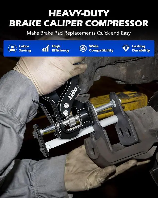 Alt view image 2 of 7 - OMT Single Dual Quad Piston Brake Caliper Press Tool for Pad Replacement