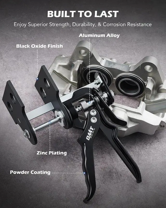 Alt view image 7 of 7 - OMT Single Dual Quad Piston Brake Caliper Press Tool for Pad Replacement