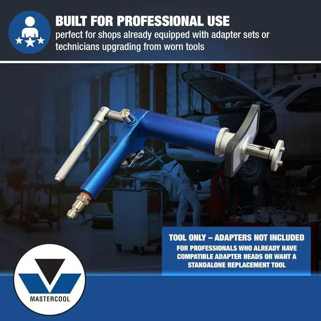 Alt view image 2 of 6 - 43051 Air-Powered Brake Caliper Wind-Back Tool TOOL ONLY, No Adapters Pneumatic Piston Compressor with Left/Right Rotation and 3/8 Drive