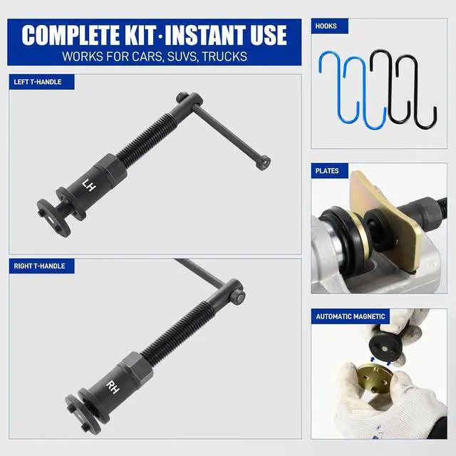 Alt view image 6 of 6 - 26pc Brake Caliper Wind Back Tool, Brake Caliper Compression Tool