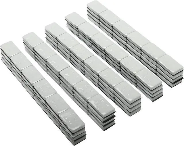 Alt view image 5 of 7 - Tire Balancing Wheel Weights Stick-On Adhesive 1 OZ Gray 144 pcs 9 LBS Lead-Free