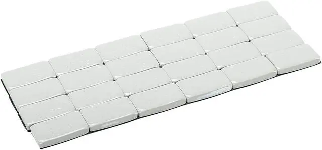 Alt view image 6 of 7 - Tire Balancing Wheel Weights Stick-On Adhesive 1 OZ Gray 144 pcs 9 LBS Lead-Free