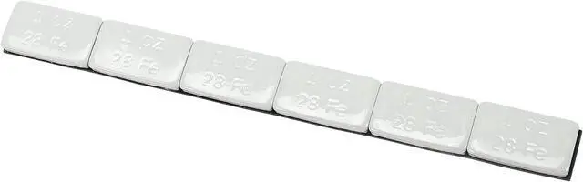 Alt view image 7 of 7 - Tire Balancing Wheel Weights Stick-On Adhesive 1 OZ Gray 144 pcs 9 LBS Lead-Free