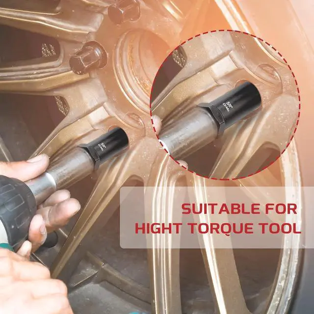 Alt view image 7 of 7 - 16-Piece Locking Lug Master Key Set, SAE and Metric Wheel Lock Removal Kit for Removing Lock Lug Nuts on Aftermarket Wheels