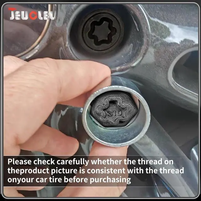 Alt view image 4 of 7 - 32PCS Wheel Locking Nut Key Kit Compatible with Mercedes Benz