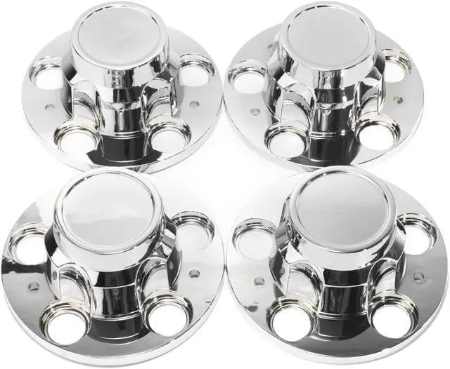 Main image of 4PCS 6 3/4" Wheel Center Caps 5 Lug for 15" Rally Wheel Jimmy 10 Van 20 Van Suburban 15649145 560-1095 Chrome Hub Caps