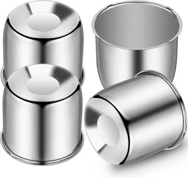 Main image of 4 Pcs 4.25 Inch Wheel Center Caps Sliver Push Through Trailer Center Caps Carbon Steel for Rims Truck Auto