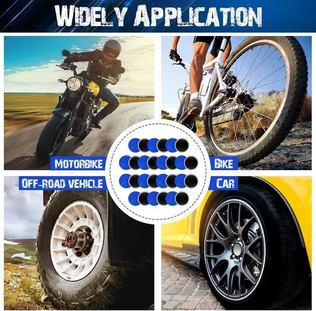 Alt view image 7 of 7 - 500 Pcs Heavy Duty Tire Patches Radial Patch Round Fast Repair Cold Tyre Puncture Repair Kit for Car Truck Motorcycle Automobile Bike Inner Tire (42 mm)