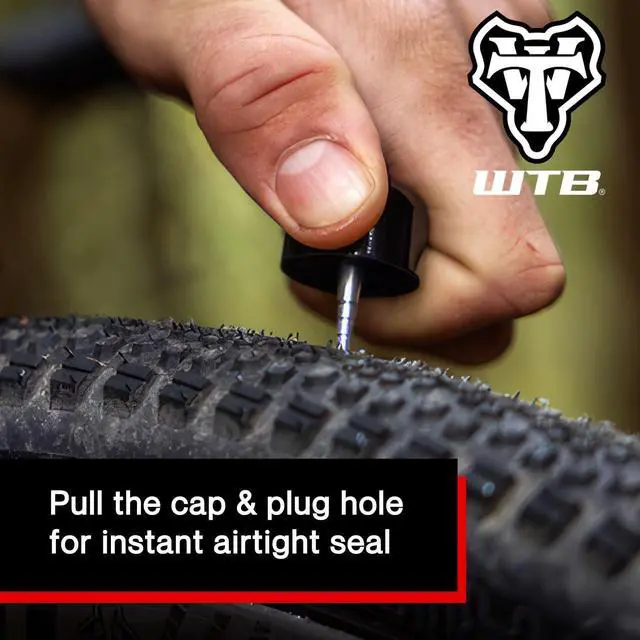 Alt view image 3 of 7 - Rocket Bike Tire Repair Kit - Easy Tire Plug Kit for Tubeless Mountain & Gravel Bike Tires. Includes 15 Plugs & 4 Reusable Anchors