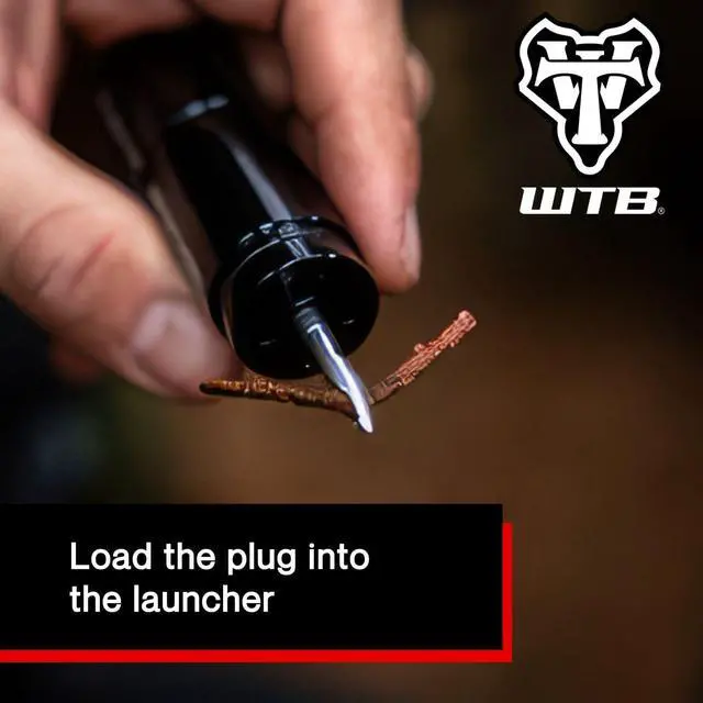 Alt view image 4 of 7 - Rocket Bike Tire Repair Kit - Easy Tire Plug Kit for Tubeless Mountain & Gravel Bike Tires. Includes 15 Plugs & 4 Reusable Anchors