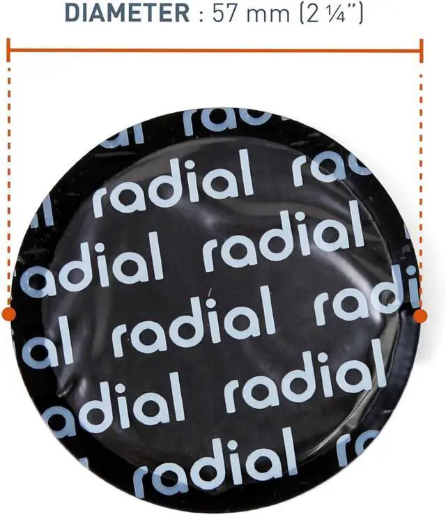 Alt view image 3 of 7 - 1000pcs Tire Repair Patches 57mm (2-1/4") Heavy Duty Round Radial Tubeless Cold Patches for Car Truck Motorcycle Tires - Medium Universal Puncture Patches
