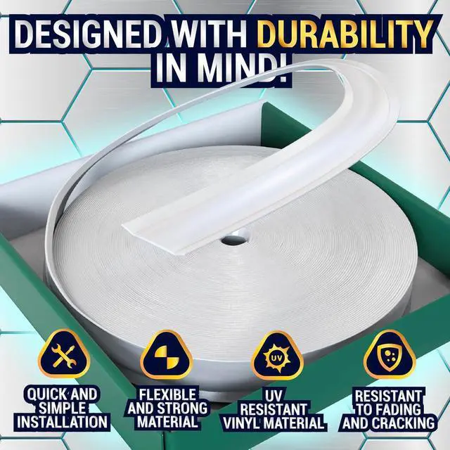 Alt view image 3 of 6 - 1-inch RV Trim Molding Insert White