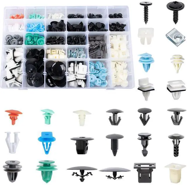 Main image of 260pcs for Honda & Acura Auto Body Interior and Exterior Retainer Fastener Clip Assortment