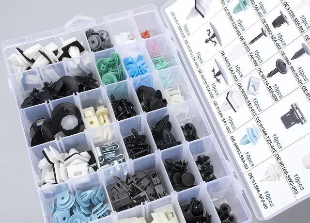 Alt view image 5 of 5 - 260pcs for Honda & Acura Auto Body Interior and Exterior Retainer Fastener Clip Assortment