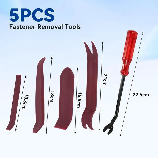 Alt view image 5 of 7 - Automotive Clips 2080Pcs Set Bumper Clips & Trim Retainers Kit with Removal Tool, Universal Nylon Fasteners for Car Door Panel, Fender, Grill, for Toyota, Ford, Benz,for Most Cars