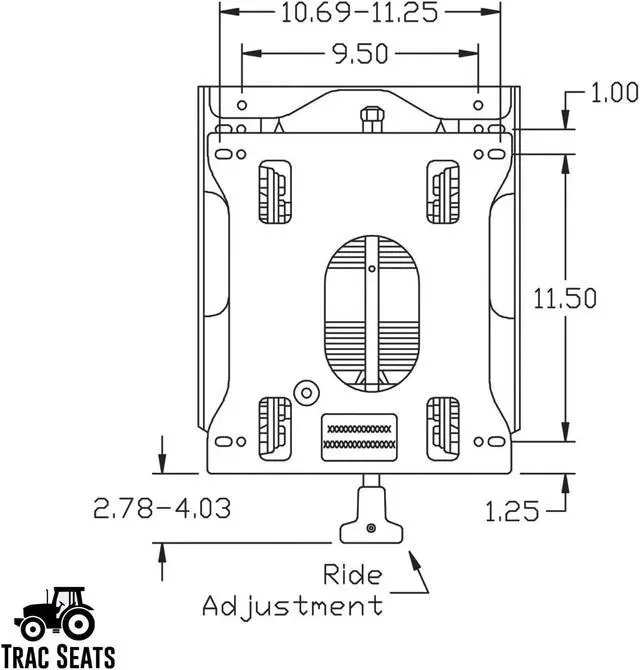 Alt view image 6 of 7 - MADE IN THE USA Seat Suspension Kit for Bad Boy Zero Turn Mowers - Rebel, Maverick, Rogue, Outlaw, Elite Models and More - SAME DAY SHIPPING- 1 Year Warranty