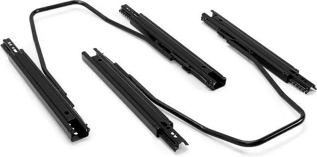 Main image of Universal Seat Sliders Seat Mounting Track, Dual Locking Rails Brackets Kit Compatible with NRG Sparco Racing Seats and Most Aftermarket Seats- 2 x Set of Sliders Heavy Duty Steel