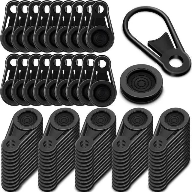 Main image of 200 Pcs Heavy Duty Shade Cloth Clips Bulk Plastic Lock Sun Shade Clips for Garden Anti Bird Netting Fabric Clamp Accessories