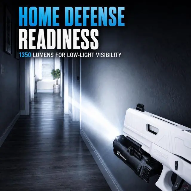 Alt view image 6 of 7 - GM35 Tactical Flashlight, USB-C Rail Mounted Light, 1350 Lumens