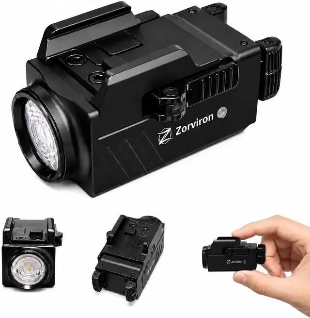 Main image of GM23-V2 Compact Tactical Flashlight, USB-C Rail Light, 850 Lumens