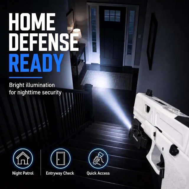 Alt view image 6 of 7 - GM23-V2 Compact Tactical Flashlight, USB-C Rail Light, 850 Lumens