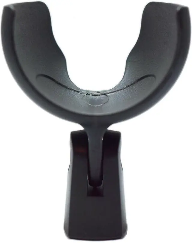 Alt view image 4 of 7 - Ammo Clip 520 Bullet Mic Holder Compatible With Shure 520DX Green Bullet, Superlux D112/C and Other Similar Harmonica Microphones (Natural Black)