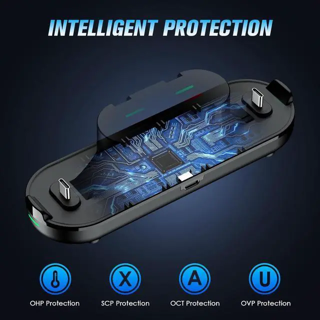 Alt view image 3 of 6 - 2 Pack Switch Controllers with Charging Dock for Switch