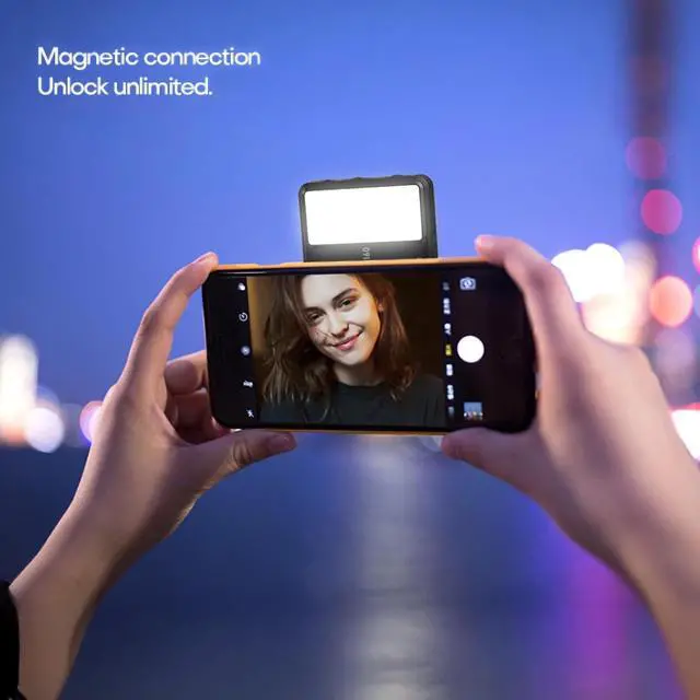 Alt view image 7 of 7 - Magnet Phone Light, 160 LED Dual Side Selfie Light Compatible with iPhone Magsafe, 3 Lighting Adjustment Modes, Selfie Lights for iPhone/iPad/Camera/Photography/TikTok/Vlog/Video/Zoom Calls