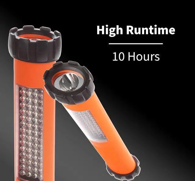Alt view image 7 of 7 - NSP-1260 Multi-Purpose LED Flashlight, Orange