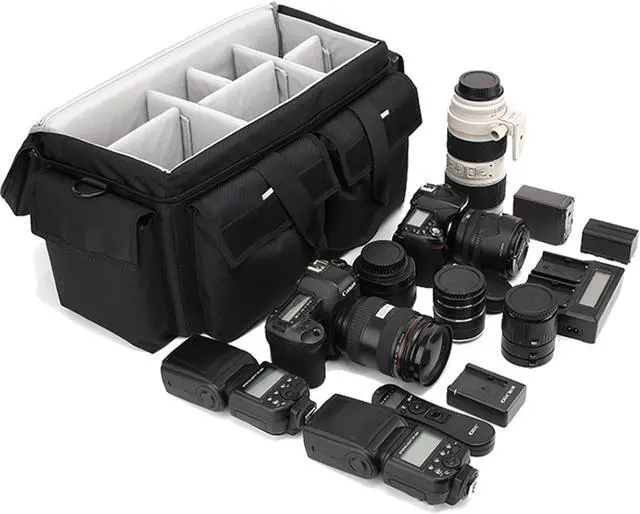 Main image of Large Camera Bag, Pressure proof &Waterproof DSLR SLR Mirrorless Gadget bag,Cine Cube Bag for Camera Gear, Photographer, Videographer VideomakersFor FS7/FS6(XL)