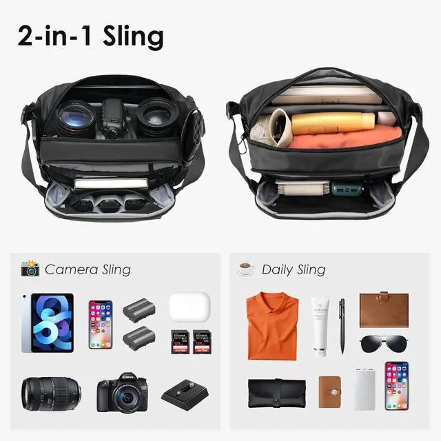 Alt view image 2 of 7 - Urban Camera Shoulder Sling Bag Compact 5.5L XProber