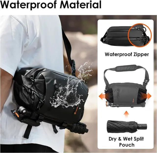 Alt view image 4 of 7 - Urban Camera Shoulder Sling Bag Compact 5.5L XProber