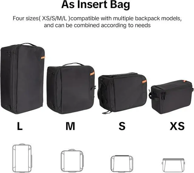 Alt view image 3 of 7 - Small Camera Insert Protection Bag Camera Soft Padded Bag Handbag