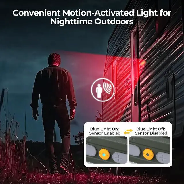 Alt view image 4 of 7 - Camping Light AL01, Movable Area Rechargeable Lantern Tent, Green