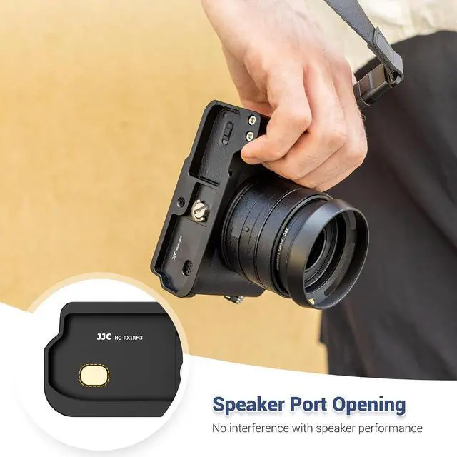 Alt view image 5 of 7 - Deluxe Metal RX1R III Handgrip L Bracket Handle for Sony RX1RIII Hand Grip