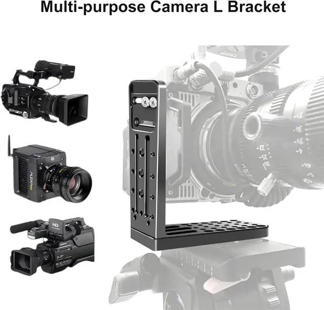 Alt view image 5 of 7 - Camera L Bracket ,Universal Vertical Camera Horizontal Mount Plate