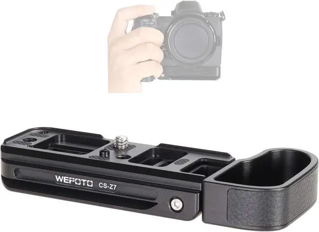 Main image of CS-Z7 Hand Grip Quick Release Plate L Bracket QR Plate Compatible with Nikon Z5 Z6 Z7 Z6II Z7II Camera -80219-Z7