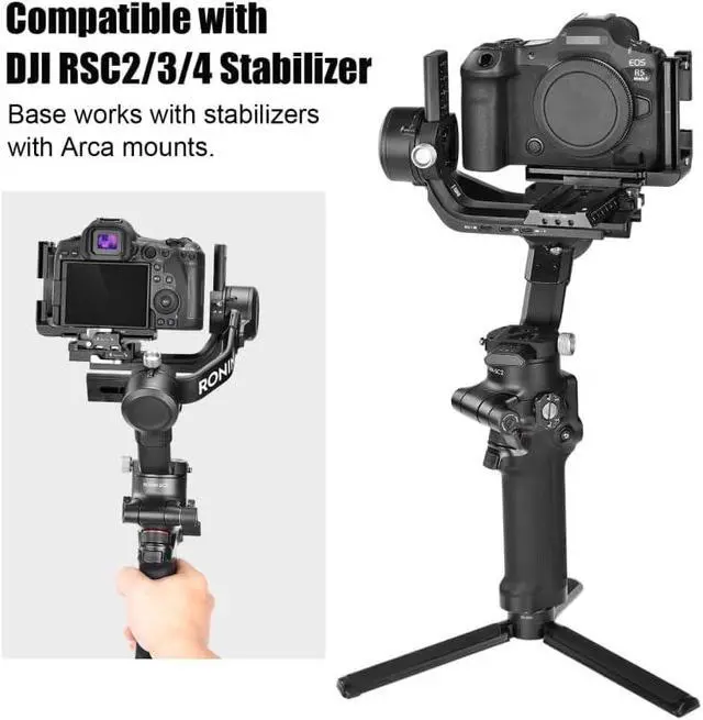 Alt view image 6 of 7 - SUNWAY PCLO-R5II L-Bracket for Eos R5II Arca Swiss Quick Release Plate for Tripod and Robin RSC2/3/4Compatible with Canon R5 II