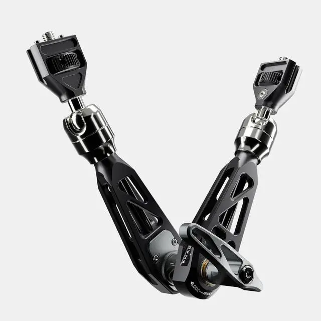 Main image of MOFAGE Talos Damping Magic Arm 11 Inches Adjustable Friction Power Articulating Magic Arm with 1/4" & 3/8" Thread Screw for Field Monitor, Camera and Light, Maximum Load Capacity 5kg/11lbs (Black)