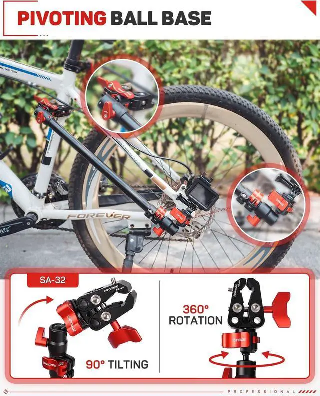 Alt view image 5 of 7 - Camera Slider Support Arm Stabilizer 32" Quick Release Mount