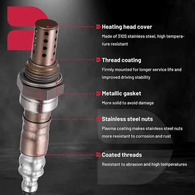 Alt view image 4 of 7 - Oxygen Sensor Upstream Downstream 234-9064 Compatible with Honda