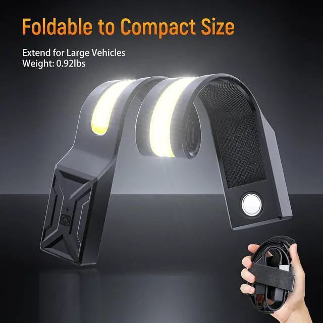 Alt view image 6 of 7 - Flexible Magnetic Underhood Work Light, 2600LM Rechargeable COB Bar