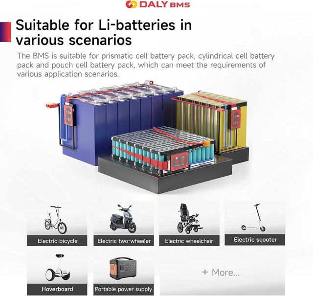 Alt view image 4 of 7 - BMS 13S 48V 60A Li-ion with Cell Balancing