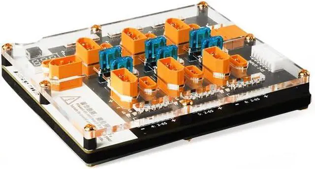 Alt view image 6 of 7 - Thor 6 Port Lipo Battery Balance Charger Board Pro 40A XT60 XT30 Plug 2-6S Integrated with Lipo Discharger for IMAX B6 ISDT Q6 Nano HOTA D6 Pro P6